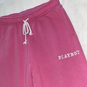 Pink Playboy Sweatpants